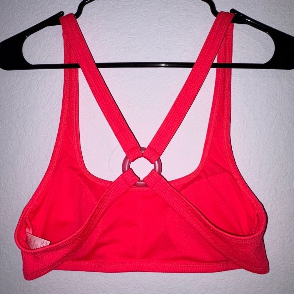Neon Ribbed Swim Bikini Top - Picture 5 of 9